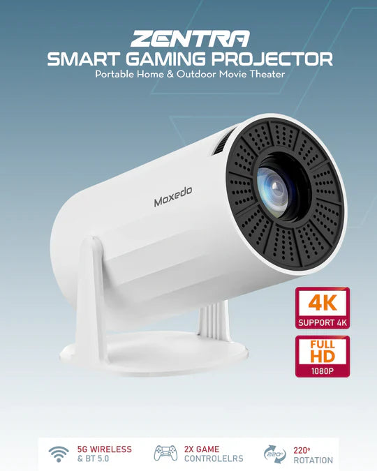 Moxedo Zentra Smart Gaming Projector Moxedo Zentra Smart Gaming Projector